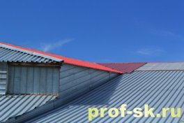 крыша из профнастила